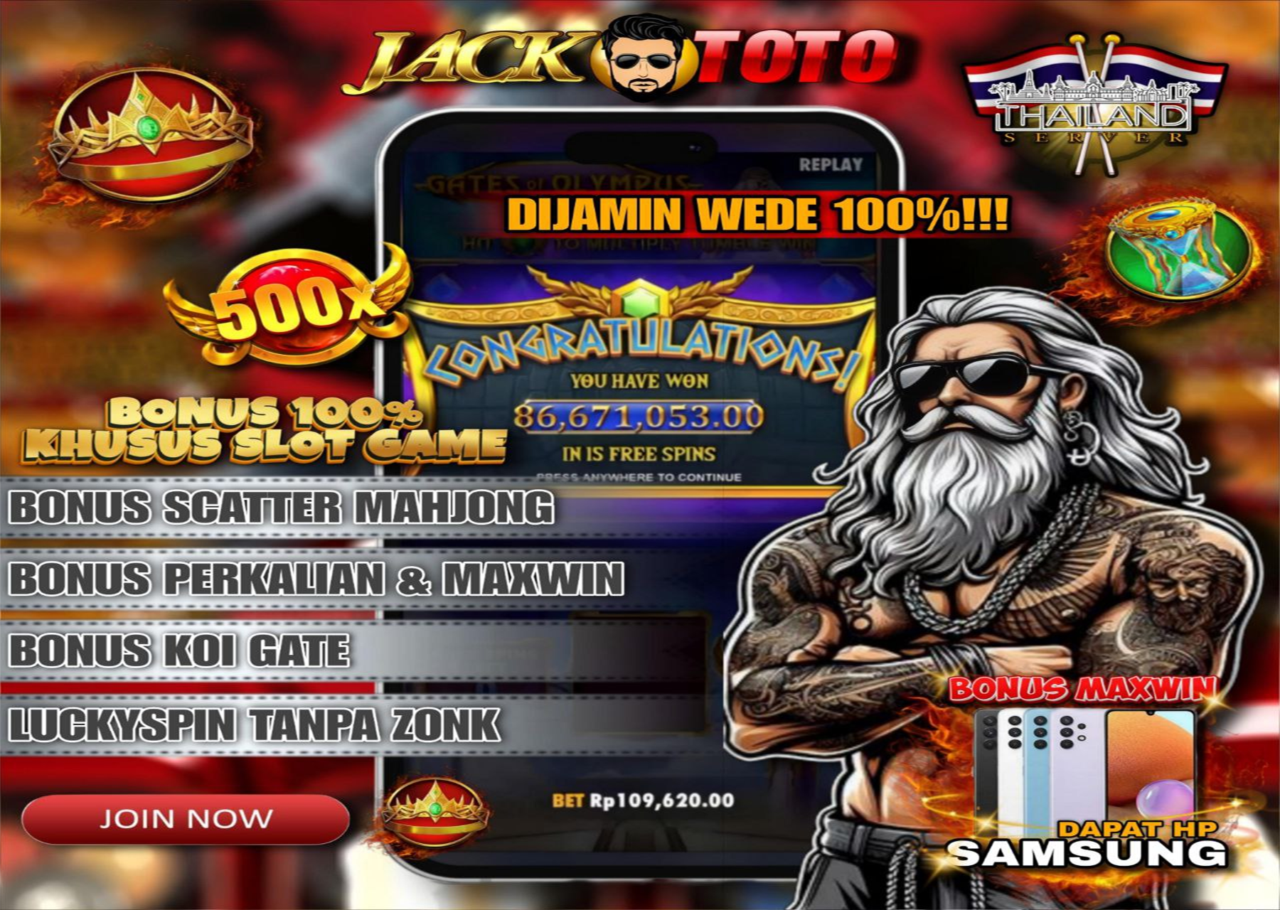 JACKTOTO # Link Login Situs Toto Slot Gacor Jackpot Terpercaya